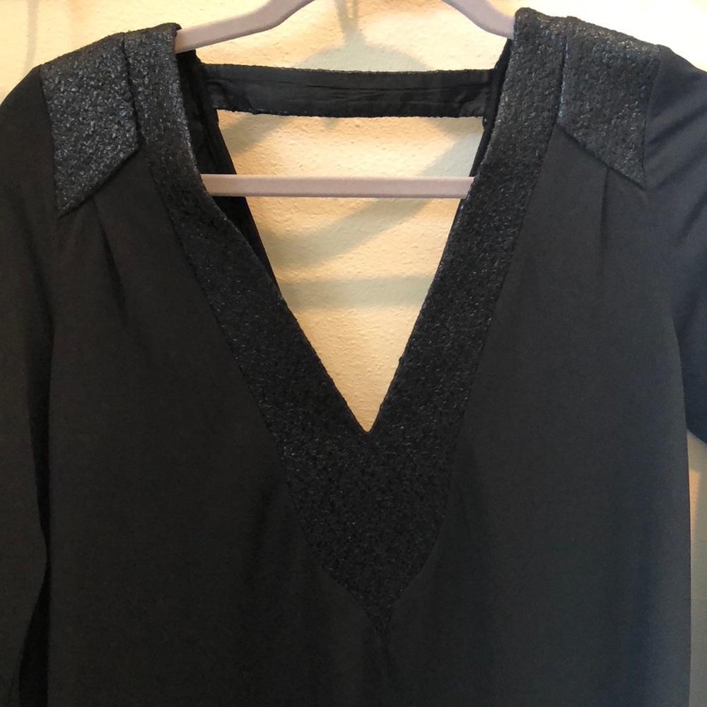 BCBGeneration Black long sleeve dress - Picture 3 of 4